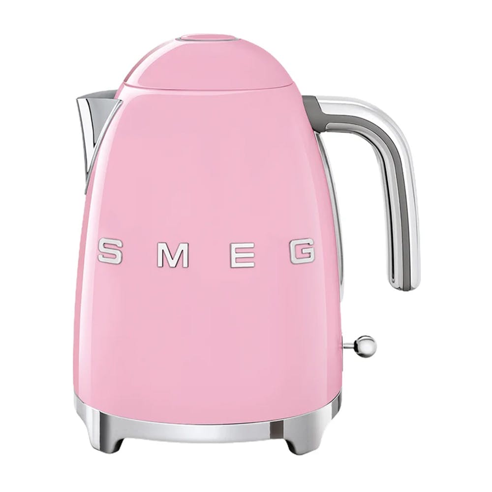 Retro Pink Stainless Steel Kettle - 1700 ml