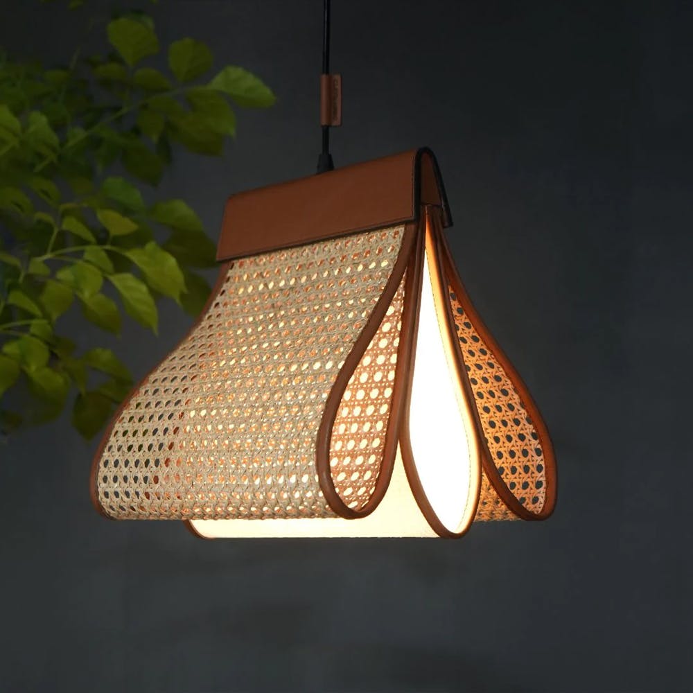 Firefly Mini - Unique handmade Woven Hanging Pendant Light