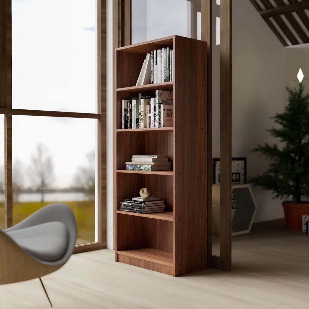 Neudot Bravo Wooden Book Shelf