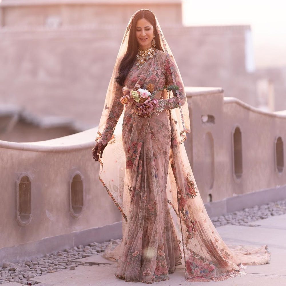 Nora Fatehi's Latest Beige Saree Look One Can Recreate This Wedding Season
