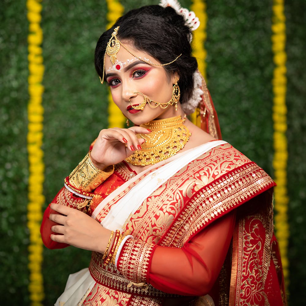 Different Types Of Indian Bengali Bridal Saree
