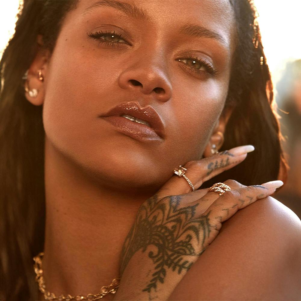 Rihanna temporary tattoo