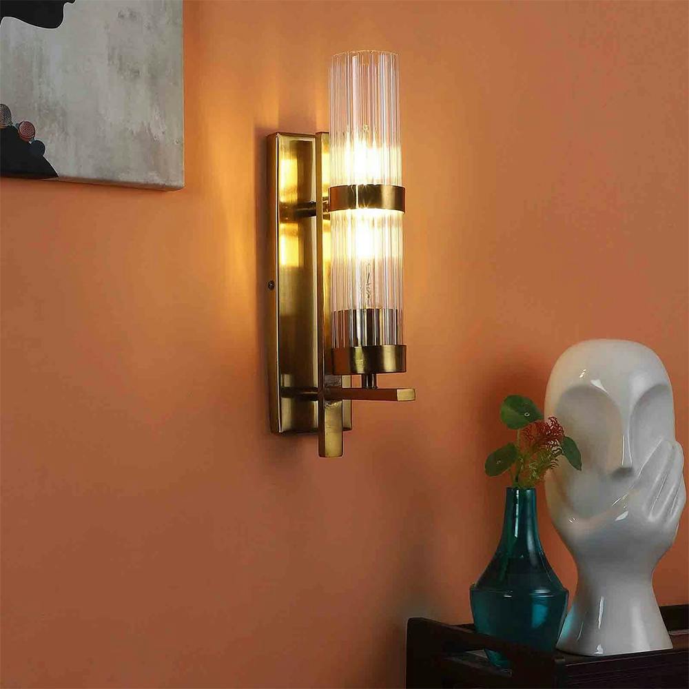 Bling Gold Metal Wall Sconces