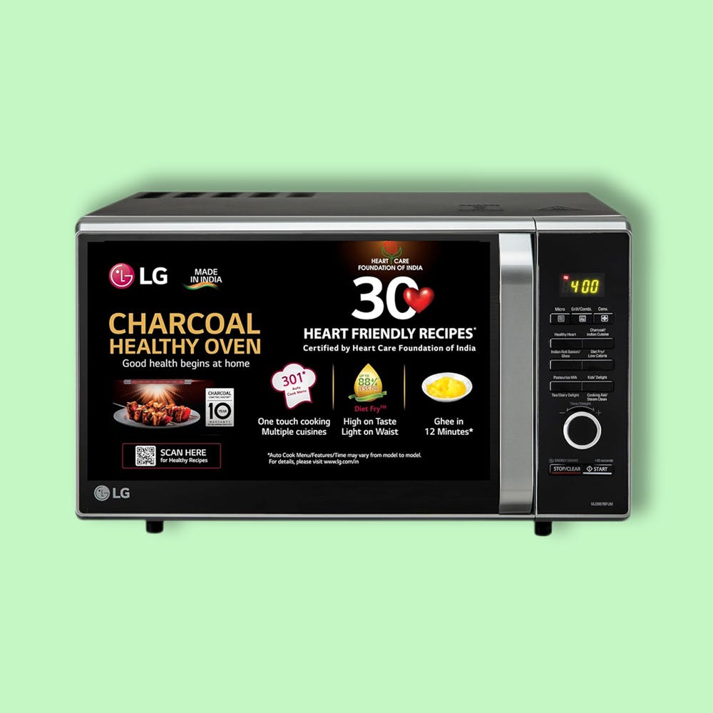 LG 28 L Charcoal Convection Microwave Oven