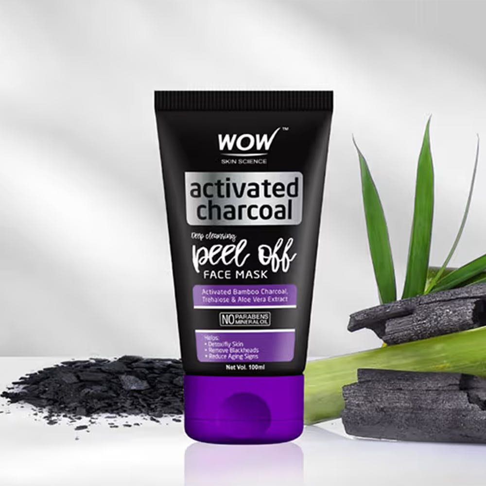 Wow Skin Science Charcoal Peel Off Face Mask