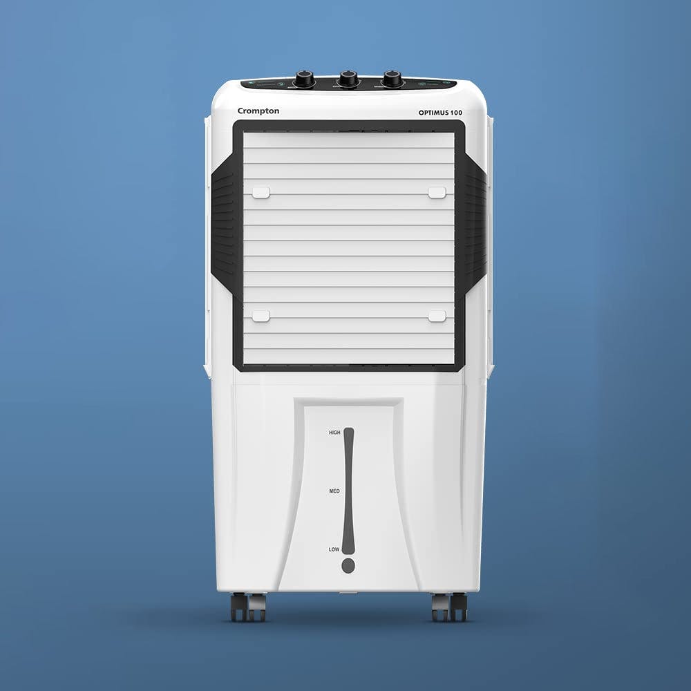Crompton Optimus 100-Litre Inverter Compatible and Portable Desert Air Cooler