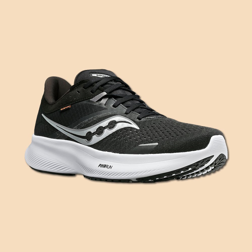 Women'S Ride 16-Black/White-7 | Saucony