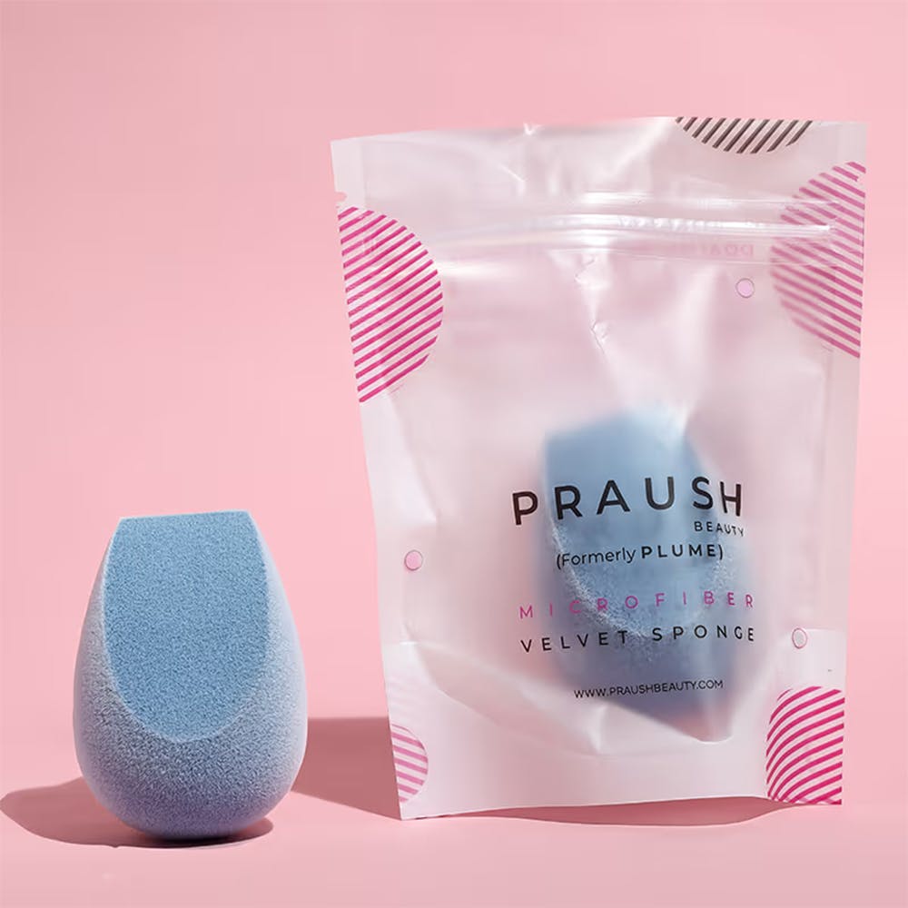 Praush (Formerly Plume) Microfiber Velvet Makeup Sponge - Contour