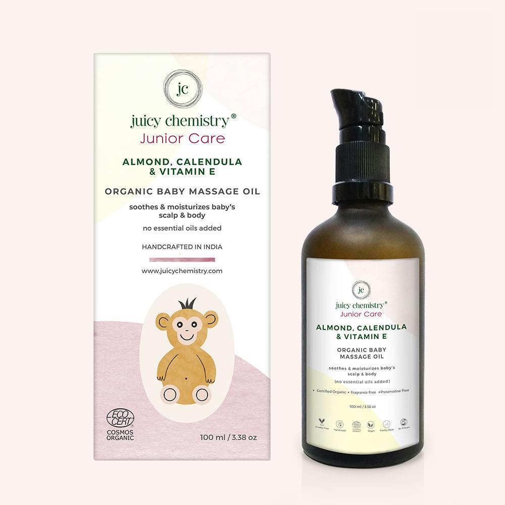 Juicy Chemistry Organic Baby Massage Oil