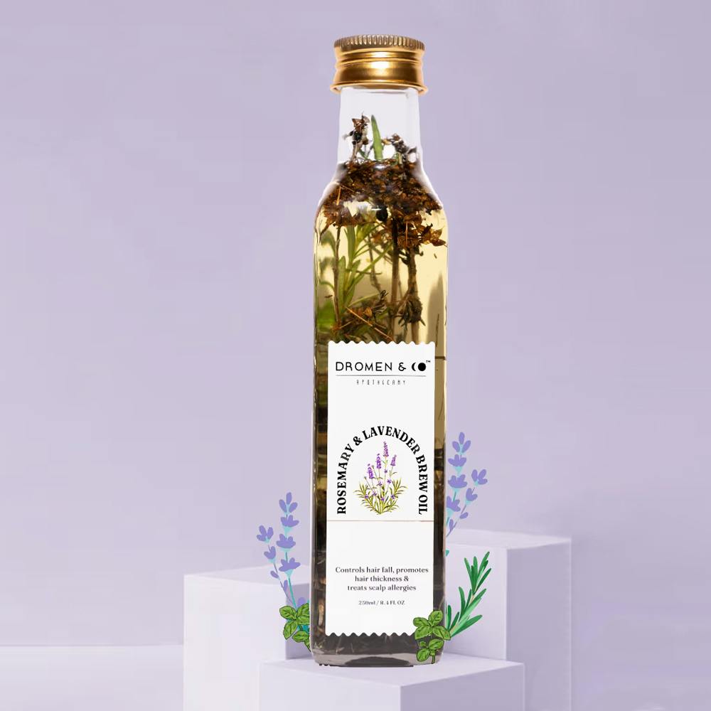Dromen & Co Rosemary & Lavender Brew Hair Oil