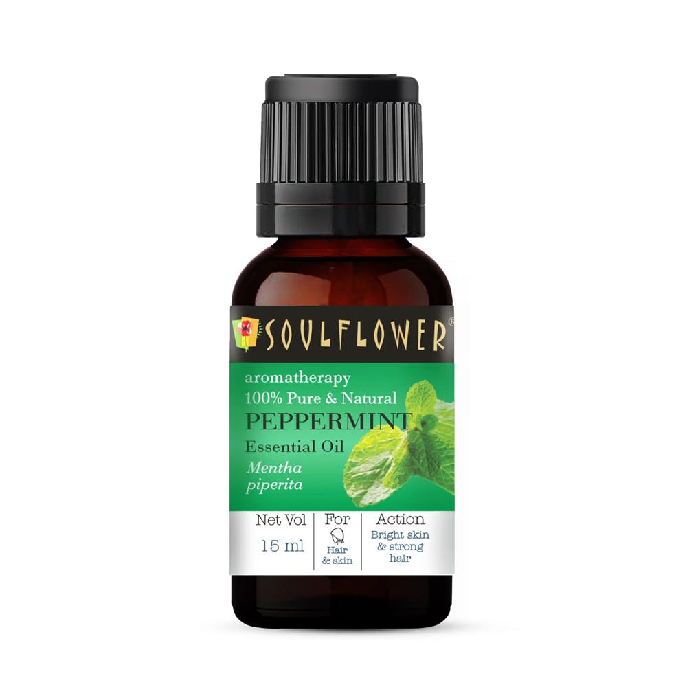 Soulflower Organic Peppermint Essential Oil