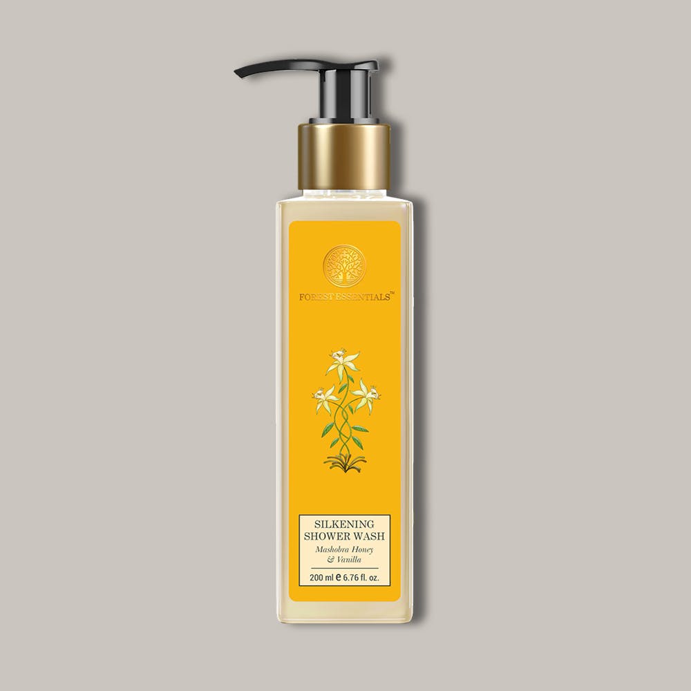 Forest Essentials Ayurvedic Silkening Shower Wash - Mashobra Honey & Vanilla