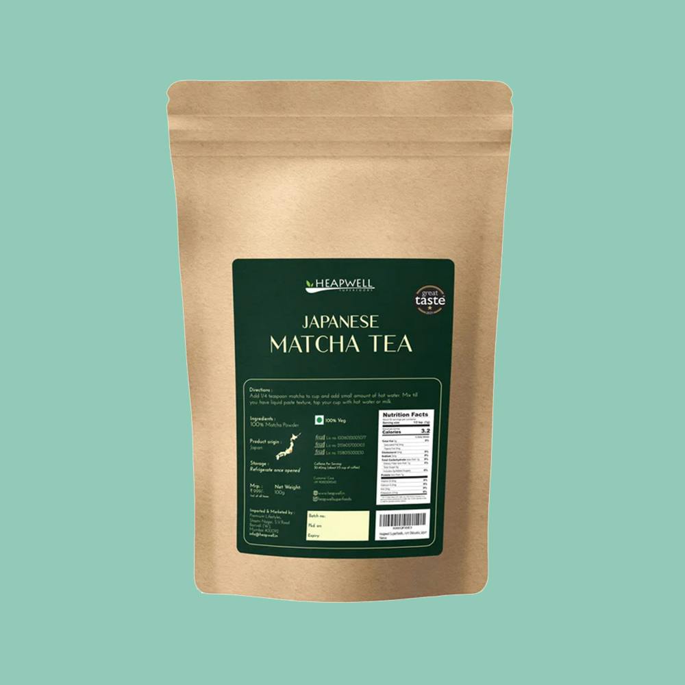Heapwell Japanese Matcha Green Tea Powder