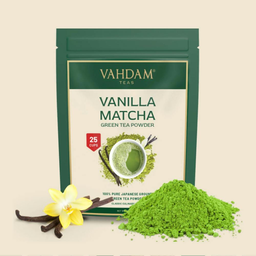 Vahdam Vanilla Matcha Green Tea Powder