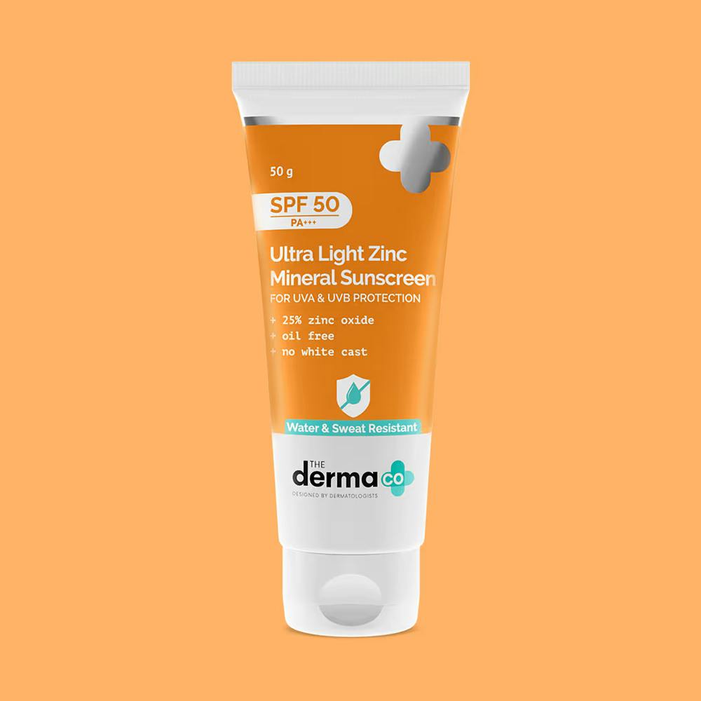 The Derma Co Ultra Light Zinc Mineral Sunscreen