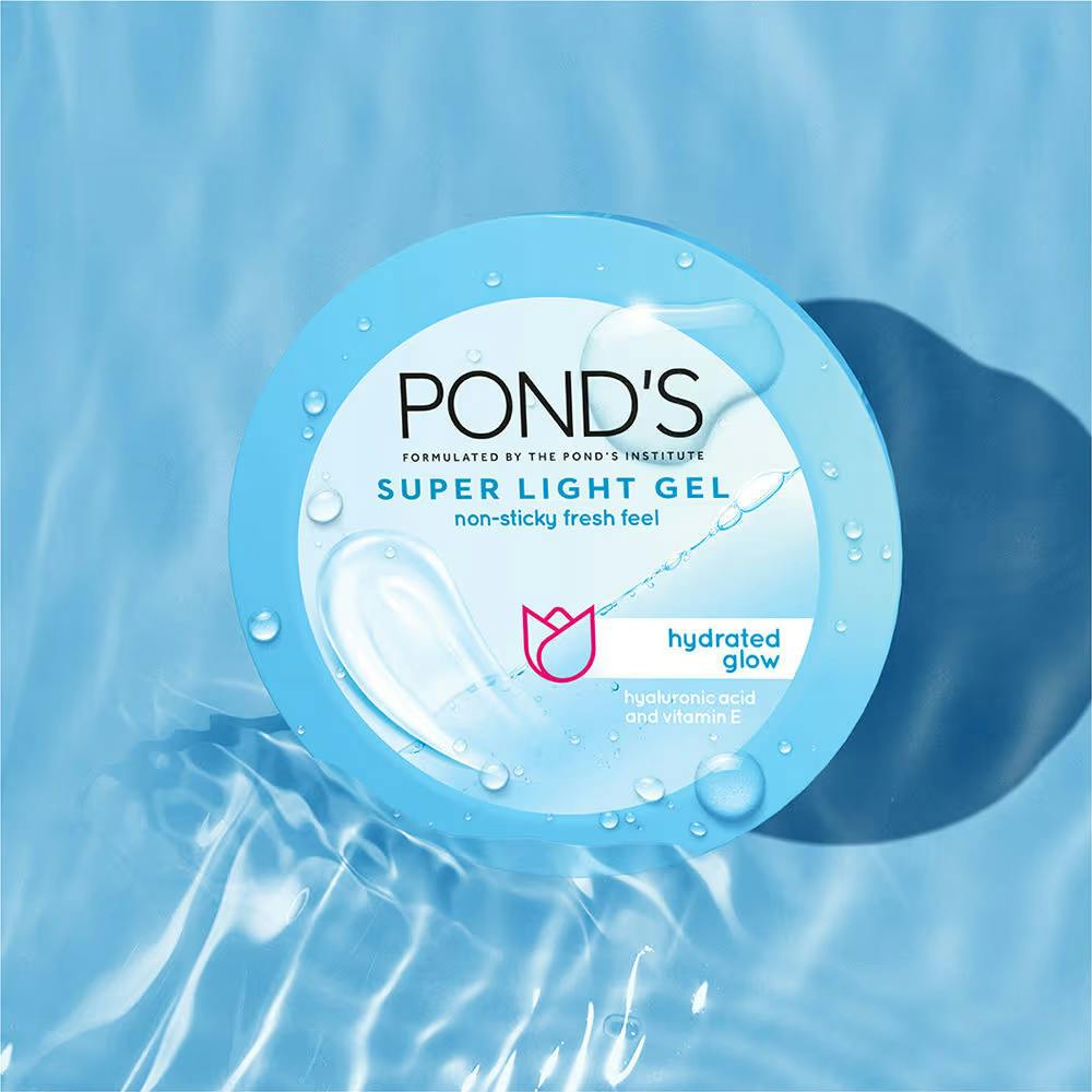 Ponds Super Light Gel Oil Free Moisturiser With Hyaluronic Acid + Vitamin E