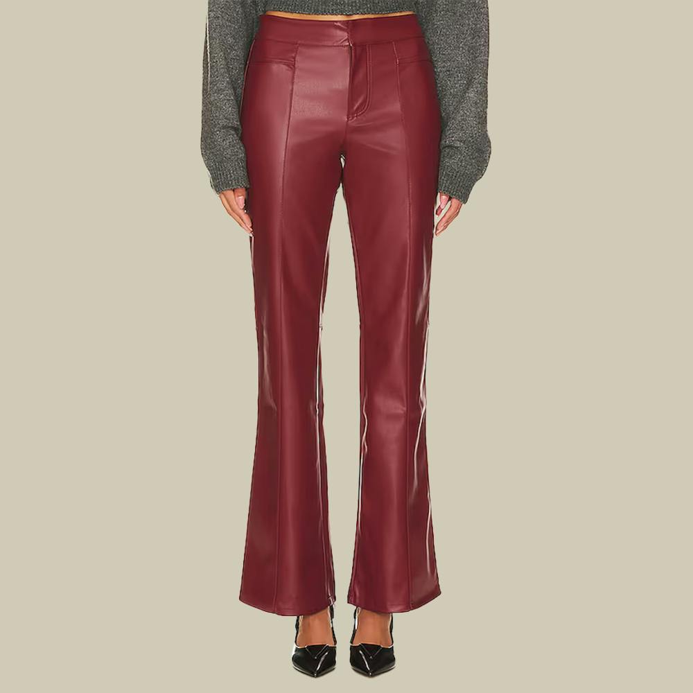 Uptown High Rise Faux Leather Pant (12)