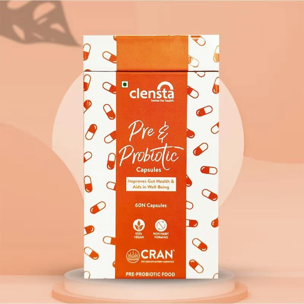 Clensta Prebiotic & Probiotic Capsules