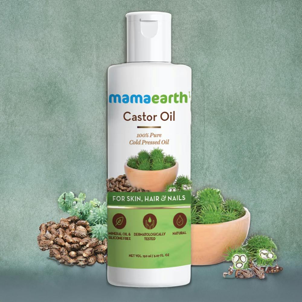 Mamaearth 100% Pure Cold Pressed Castor Oil