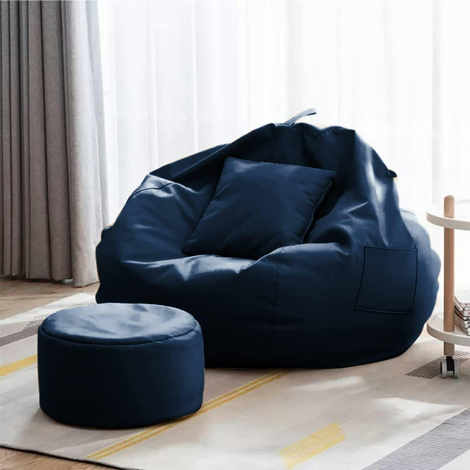 Ink Craft Bean Bag Cover With Footrest