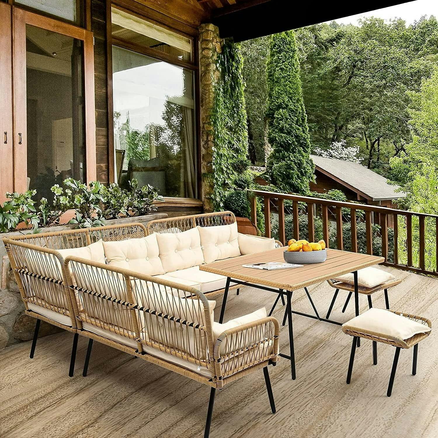 LOCCUS 5 Piece Outdoor Furniture Set