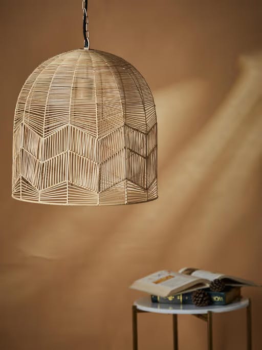 Vetasaha Cane Weave Hanging Lamp