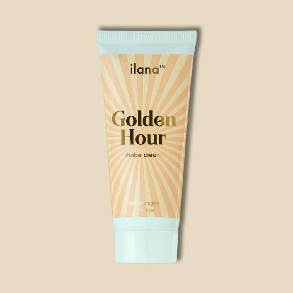 Ilana Golden Hour Shimmering Makeup Primer + Strobe Cream Champagne