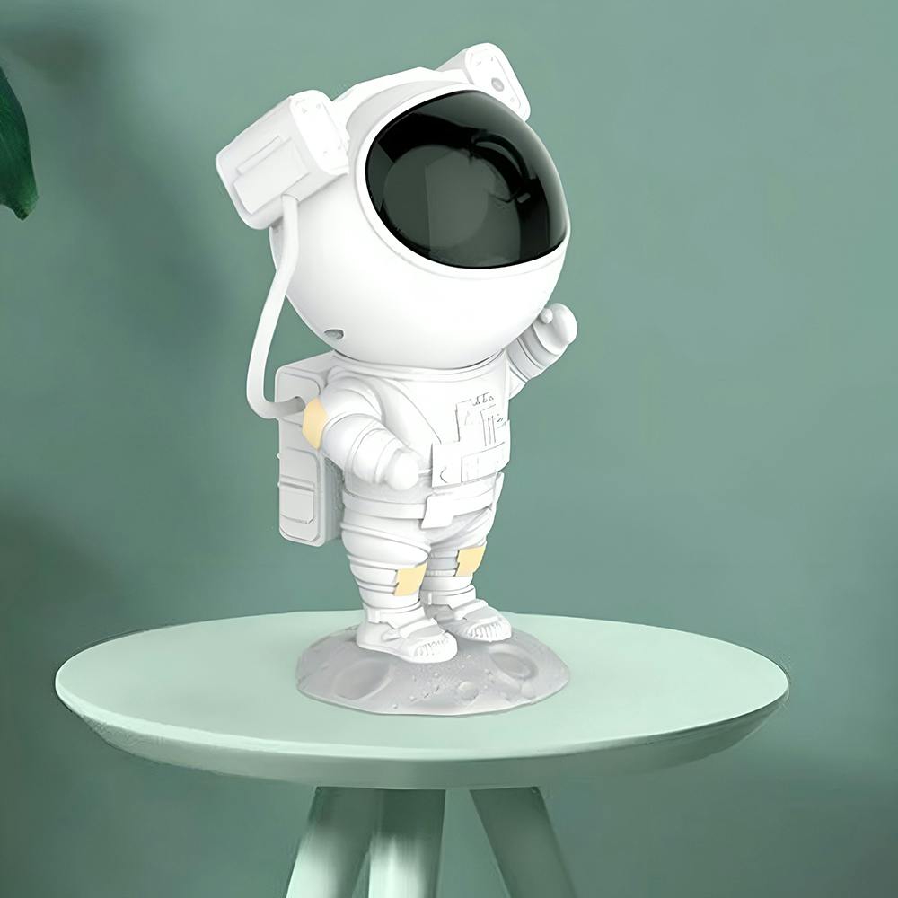 Astronaut Galaxy Light Projector Table Lamp for Living Room Home Décor White