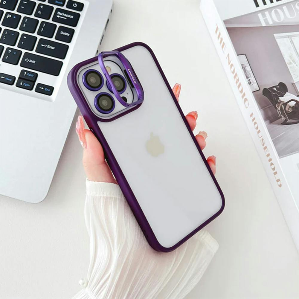 Eason Colorful Camera Kickstand Phone Case For iPhone 15 Series