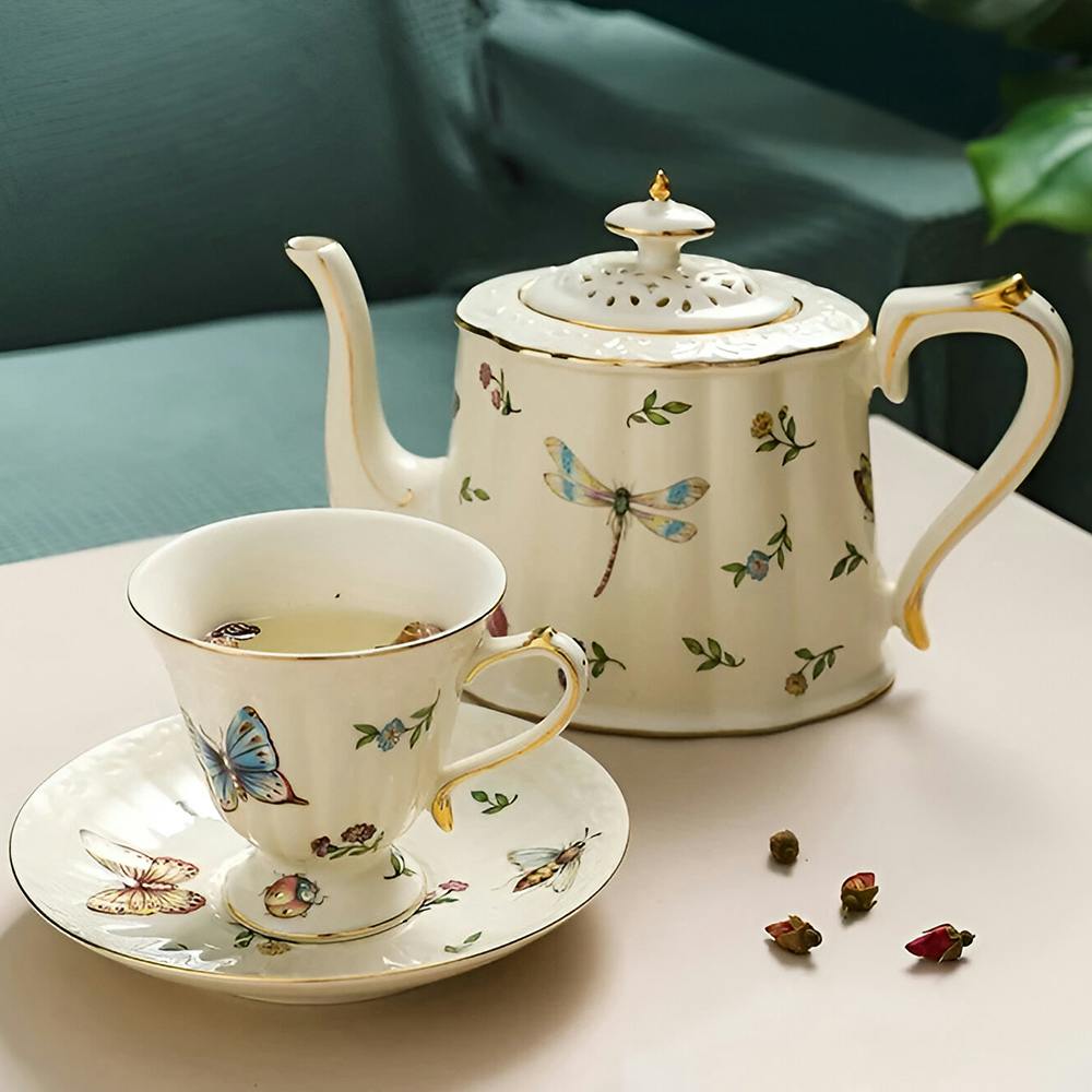 Birdy  Enchanted Gardens Tea Set