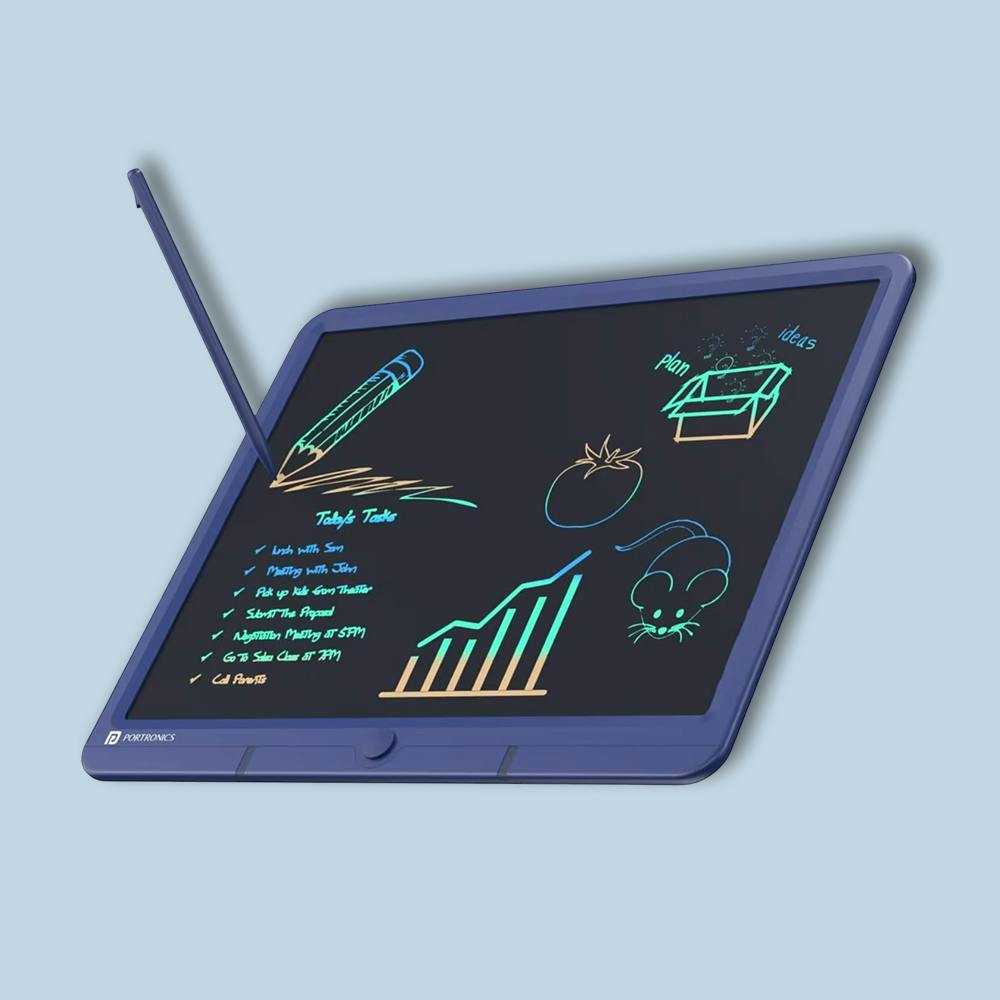 Re-Writable Multicolor LCD Writing Pad
