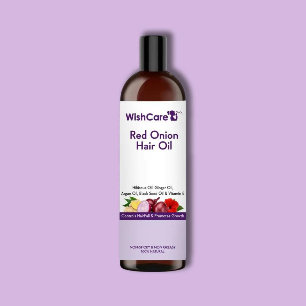 WishCare Red Onion Hair Oil for Hair Growth & Hair Fall Control