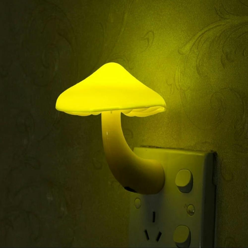 Sensor LED Mushroom Wall Socket Lamp