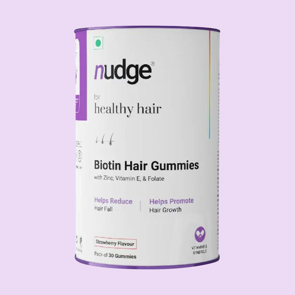 Nudge Biotin Hair Gummies