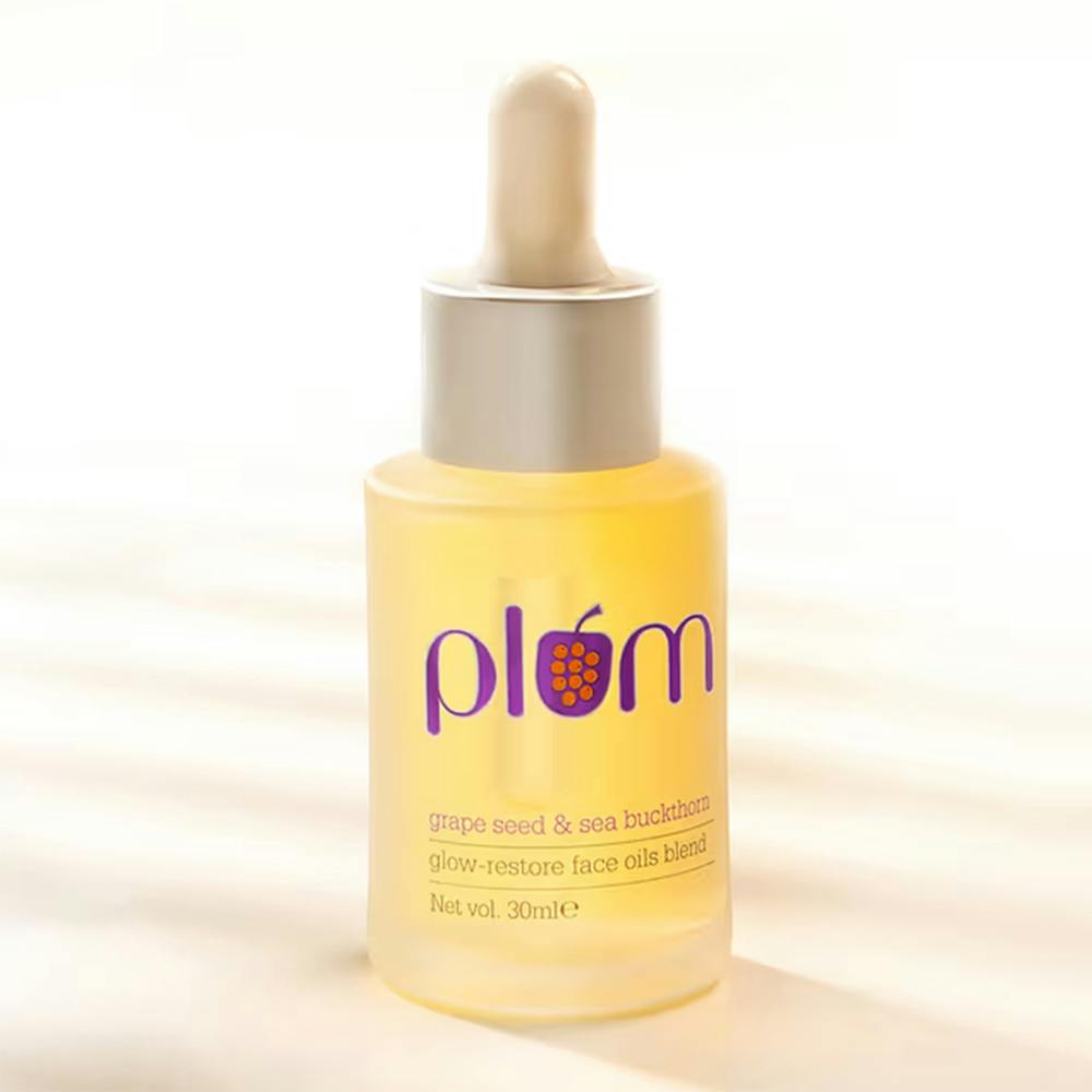 Plum Grape Seed & Sea Buckthorn Glow-Restore Face Oils Blend  (30ml)