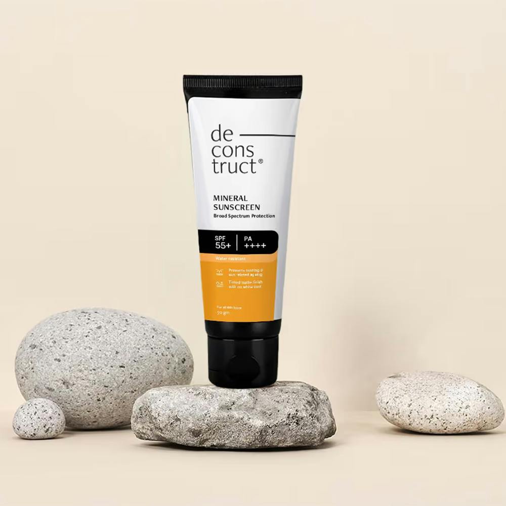 Deconstruct Mineral Sunscreen - SPF 55+ And PA++++  Water Resistant Sunscreen