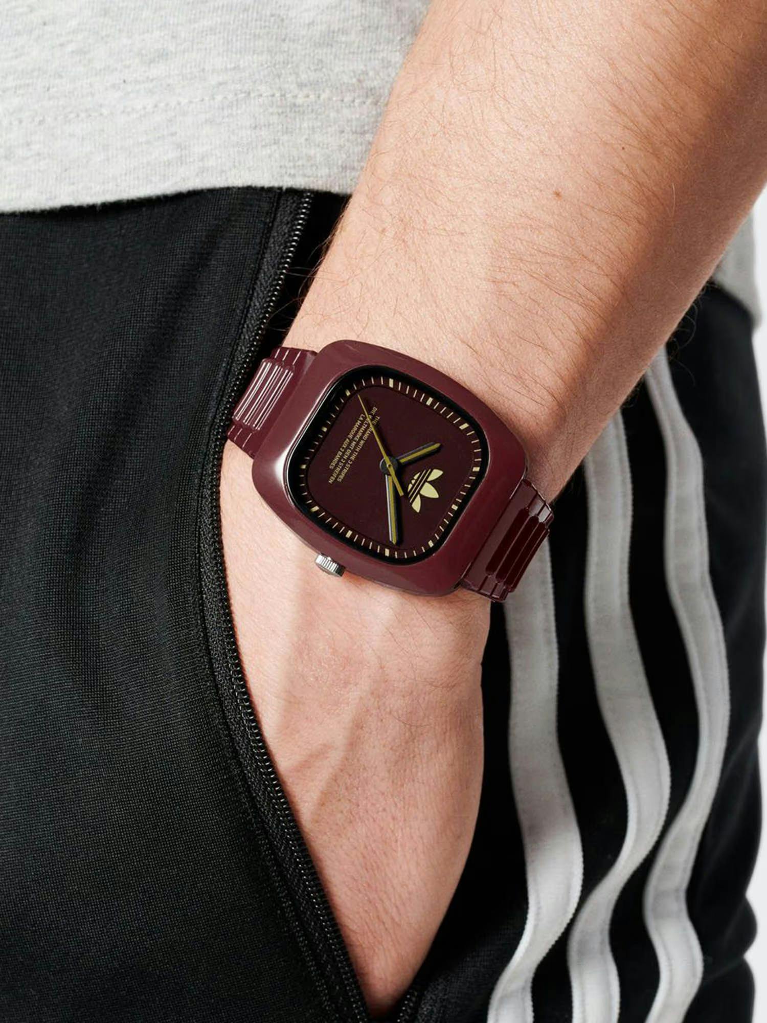 Adidas Originals Burgundy Dial Unisex Analog Watch - AOSY24028