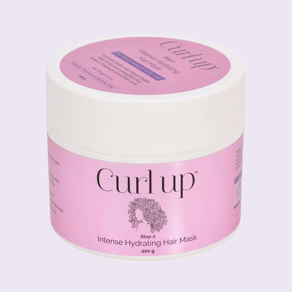 Curl Up Intense Hydrating Hair Mask - Deep Conditioner for Curly Hair & Wavy Hair - Silicone Free