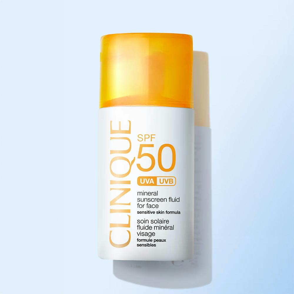 Clinique SPF 50 UVA/UVB Mineral Sunscreen Fluid For Face