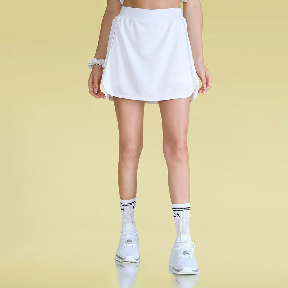 Airy Swing Skort With Inner Shorts For Sports White