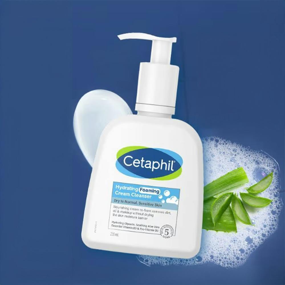 Cetaphil Hydrating Foaming Cream Cleanser