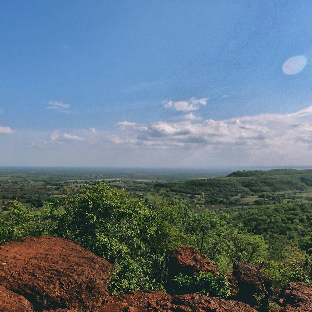 Cloud,Sky,Natural landscape,Natural environment,Plant,Highland,Terrain,Horizon,Cumulus,Grass