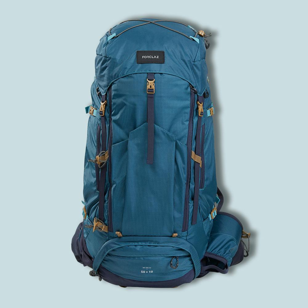 Trekking Bag 50+10L Air - MT 500 Blue