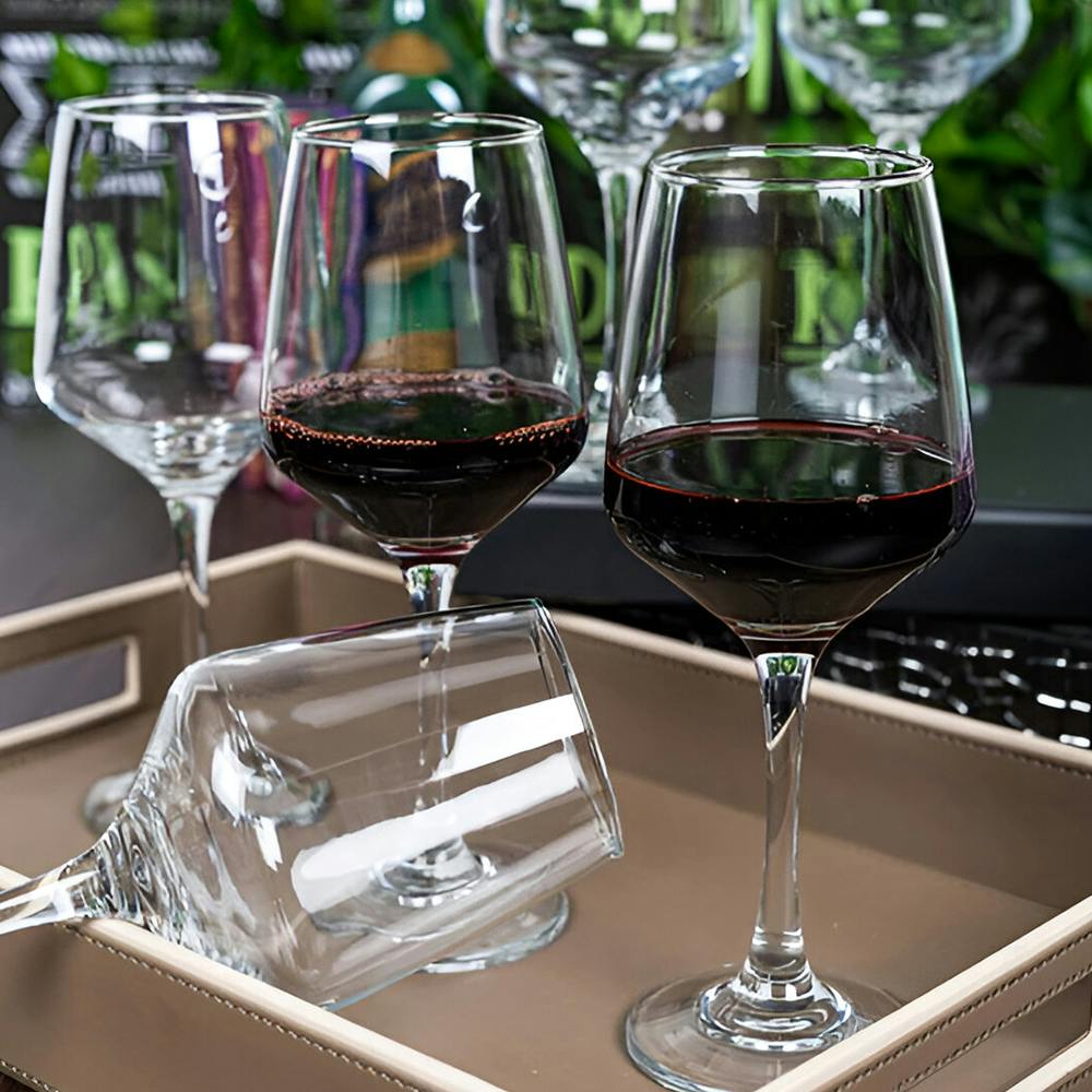 Glass Wine Tumbler (Set Of 6) - 250ml Each