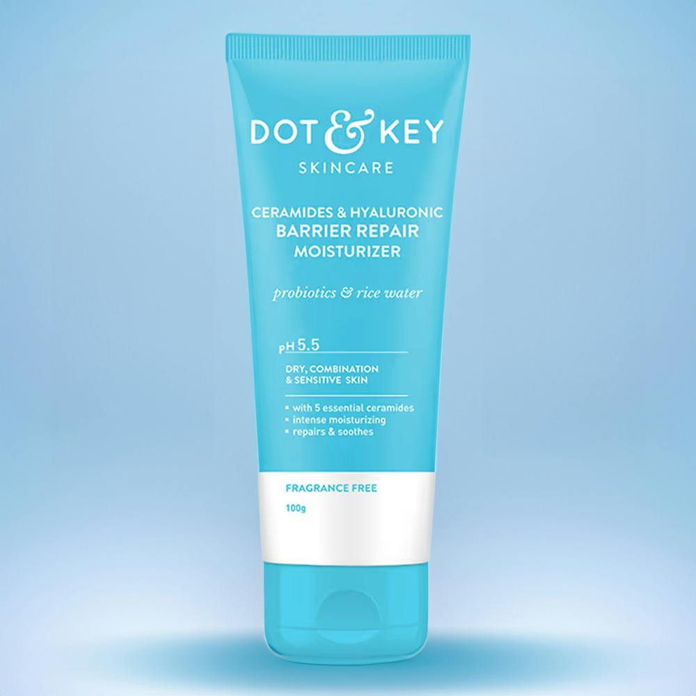 Dot & Key Hyaluronic + Ceramide Barrier Repair Hydrating Face Moisturizer Cream