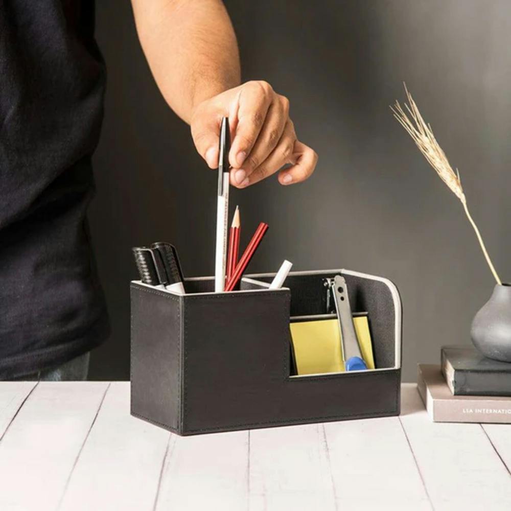 Menlo Desk Organiser - Black