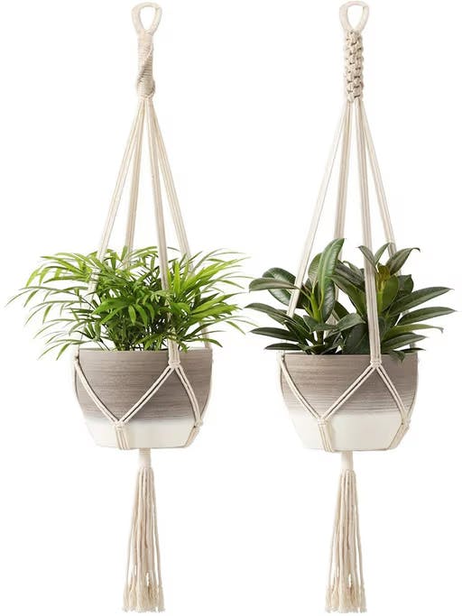 Ecofynd Minimalist Macrame Plant Hanger