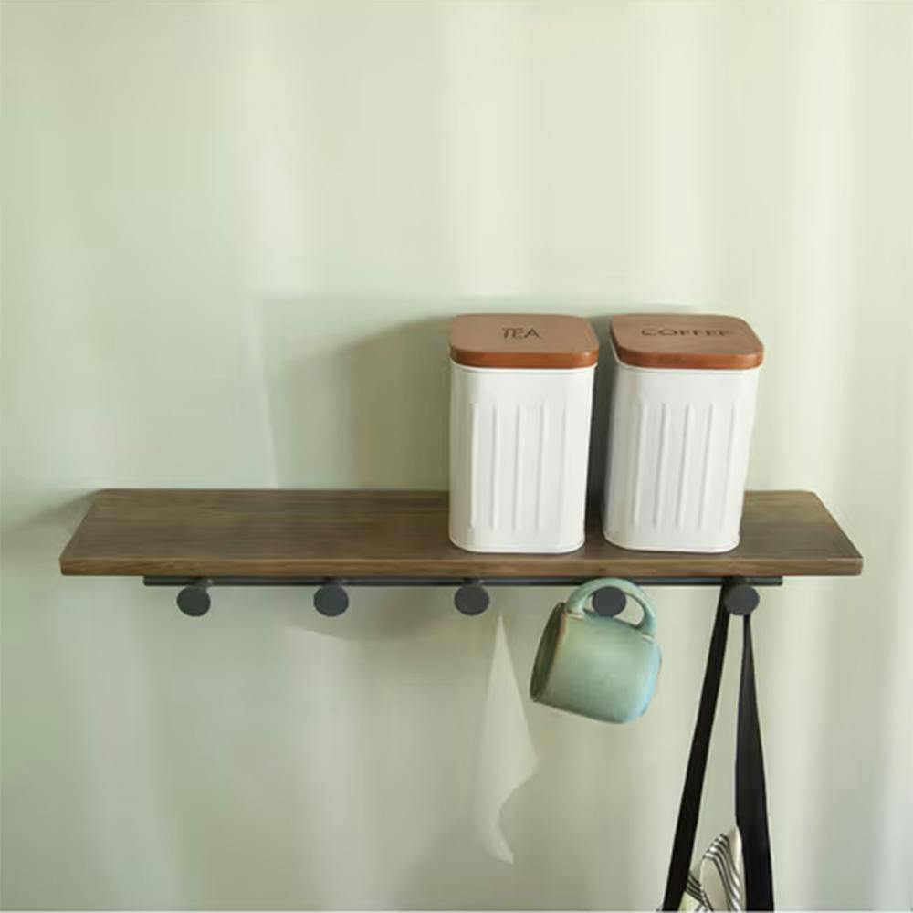 Aaron Wooden Wall Shelf