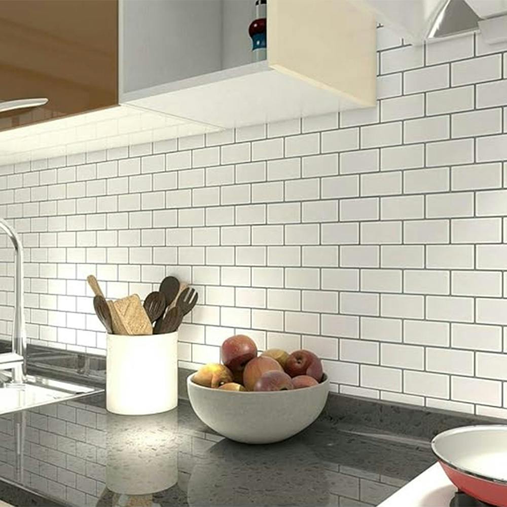 10-Sheet Peel And Stick Backsplash