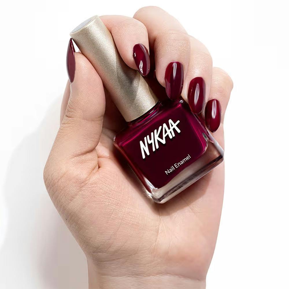 Nykaa Creme Nail Enamel - Wine & Chill 456